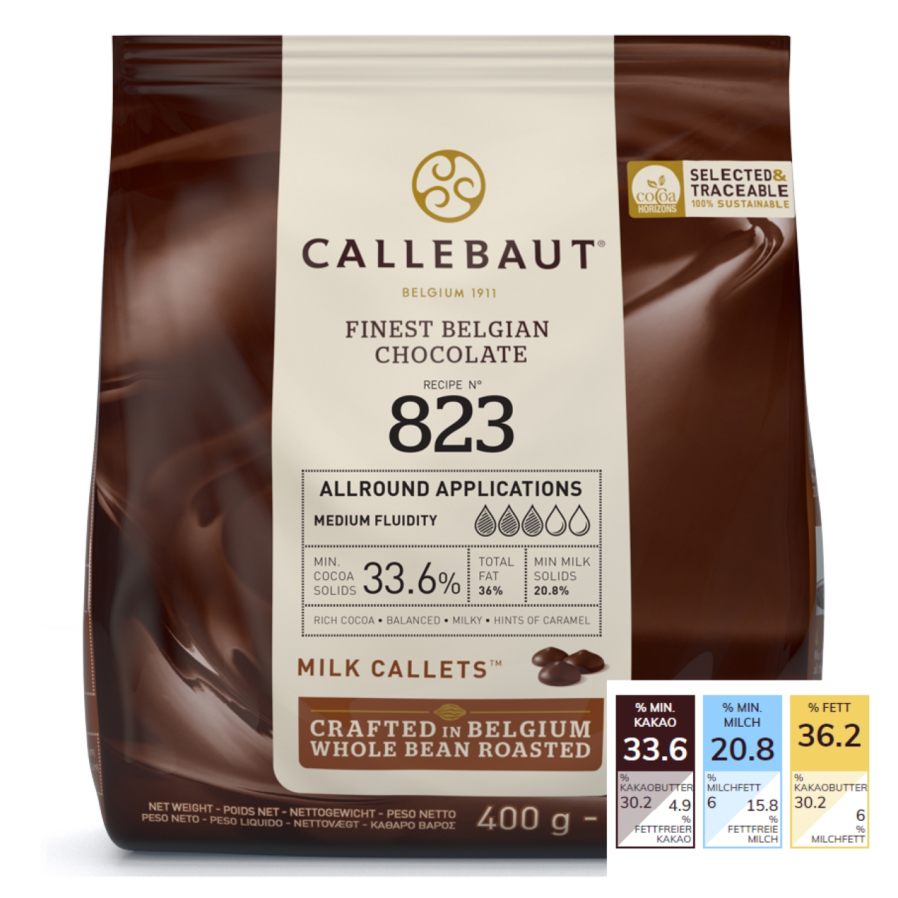 Callebaut 400 g Milch