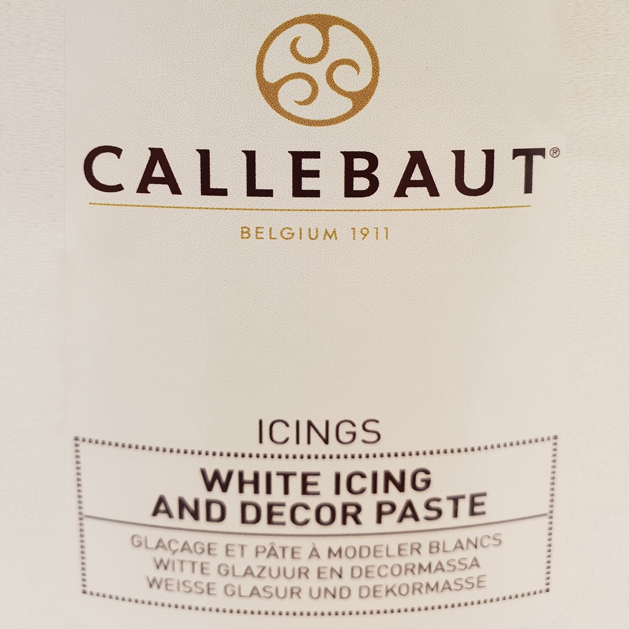 Callebaut Fondant, weiß, 7 kg, Eimer