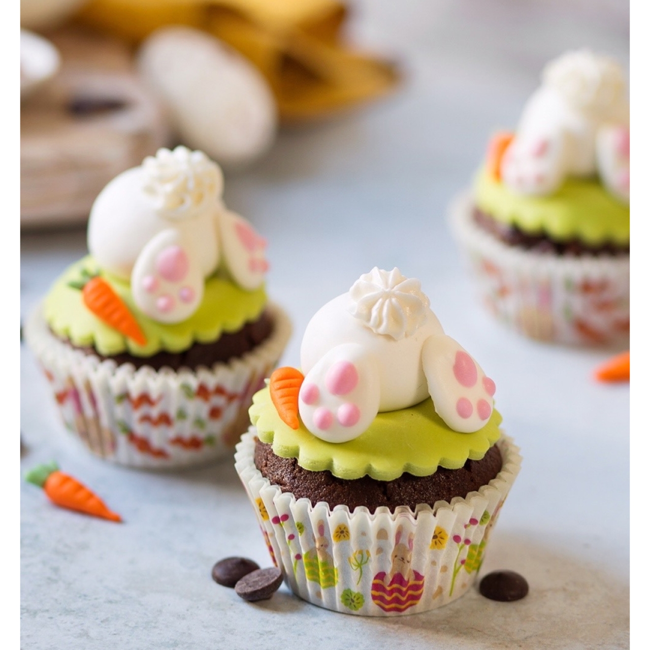 Osterhase Cupcakes
