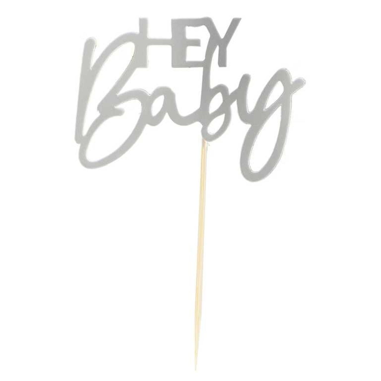 Cupcake-Topper "Hey Baby", 12 Stk