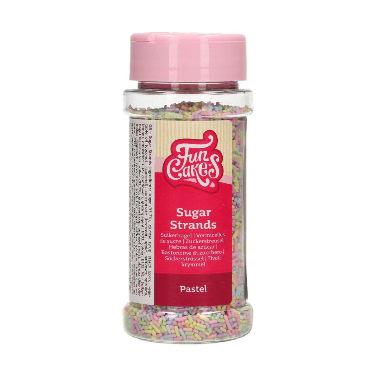 Zuckerstreusel Pastell-Mix bunt FunCakes 80 g