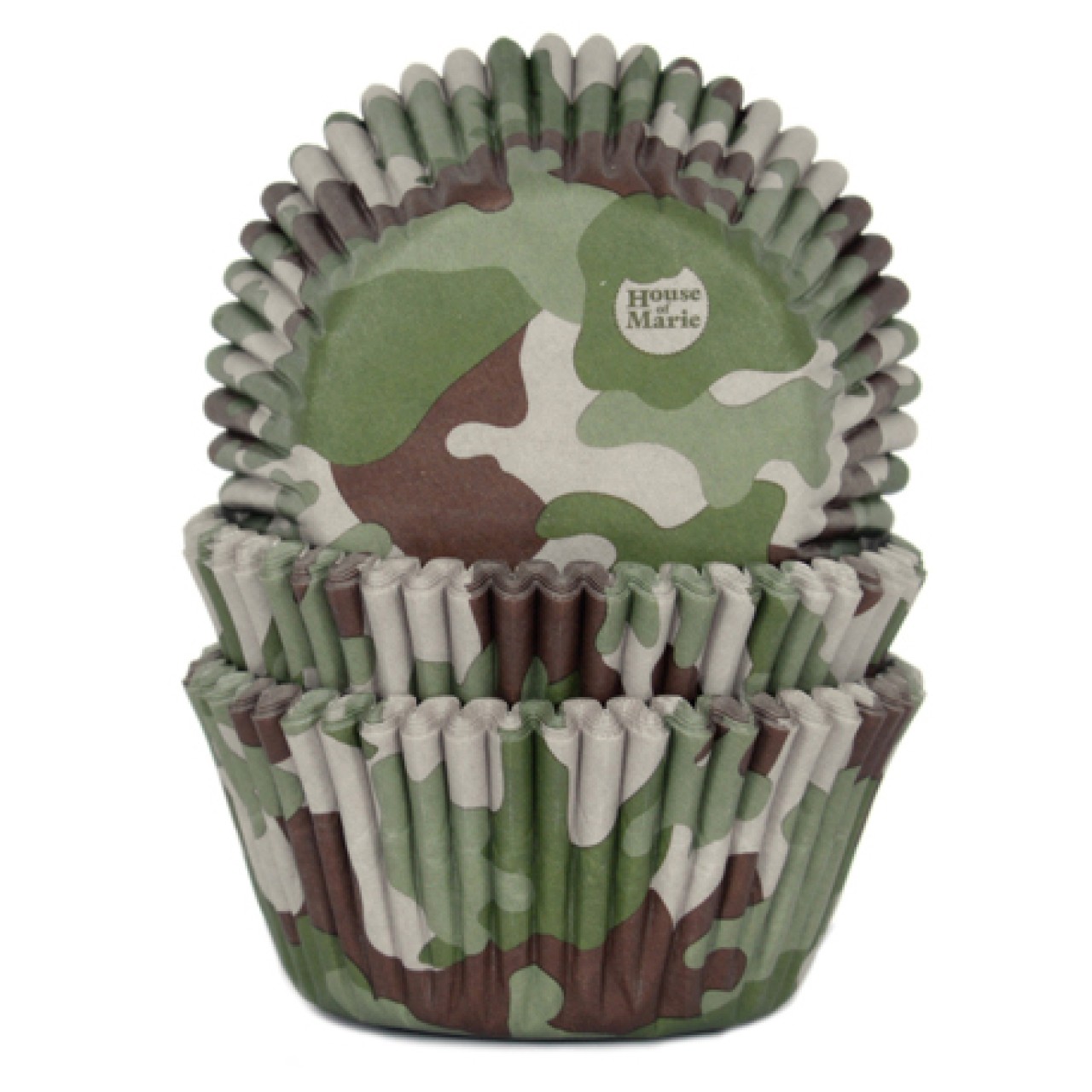 Muffinförmchen 'Camouflage'