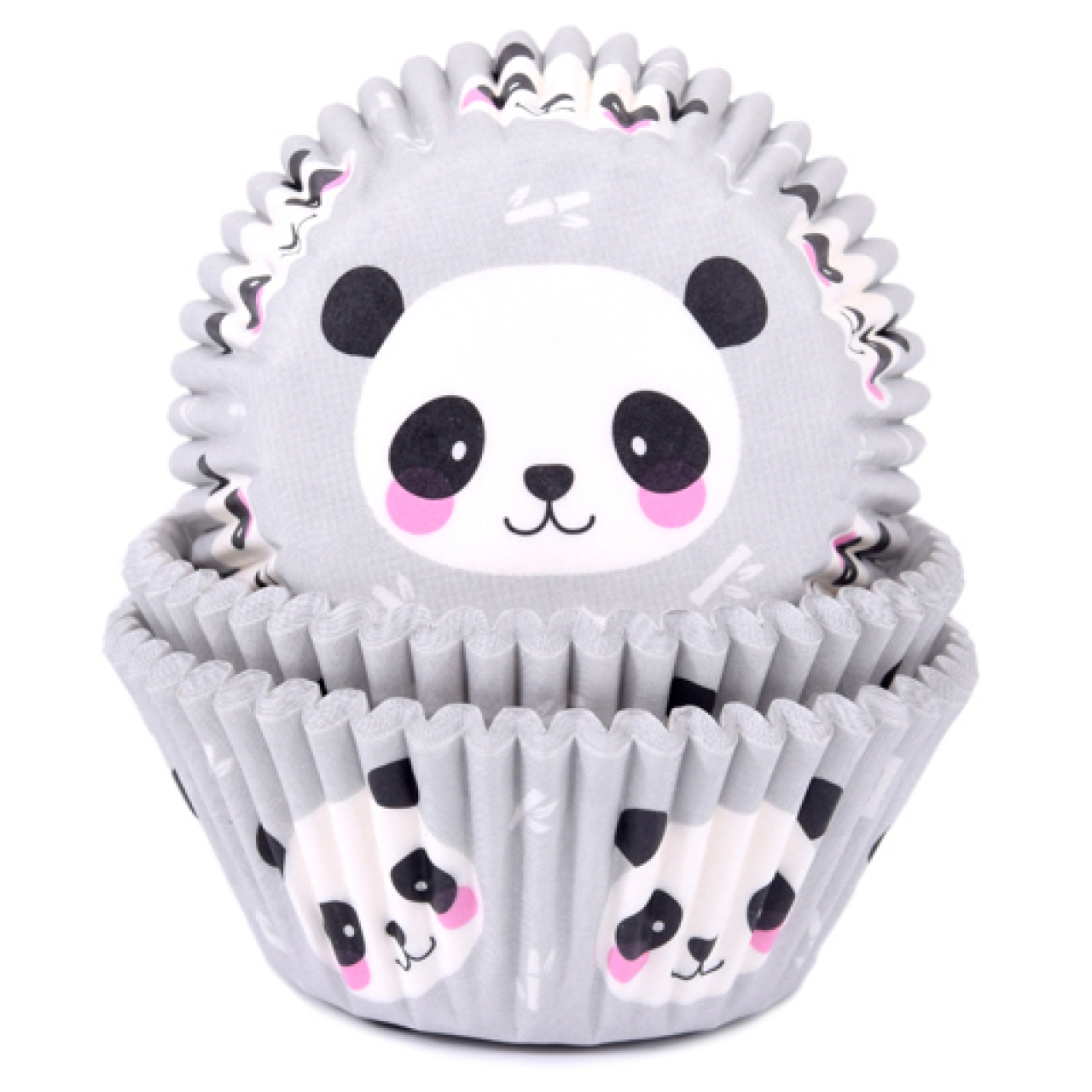 Muffinförmchen Panda, 50 Stück