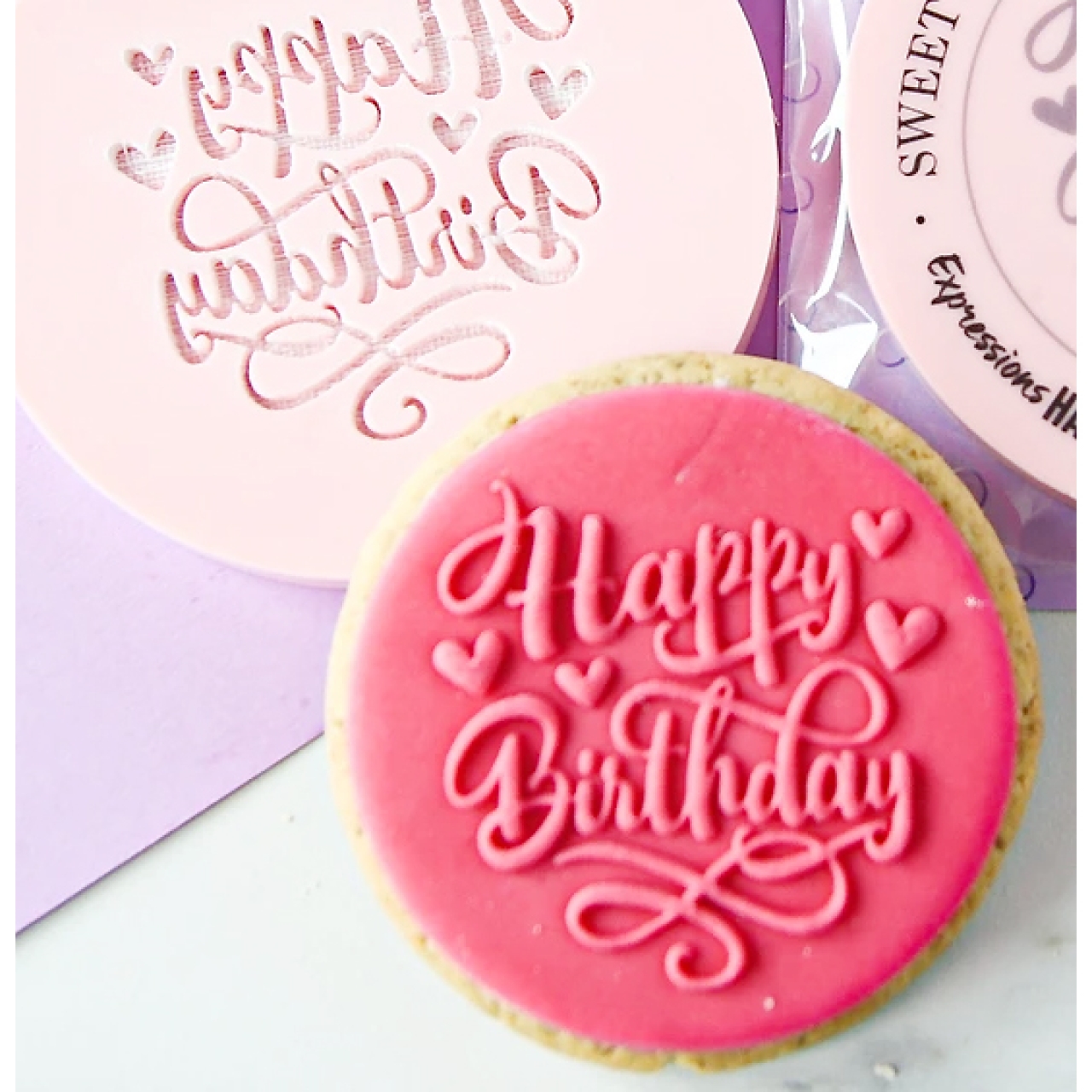 Sweet Stamp Outboss Stempel Happy Birthday