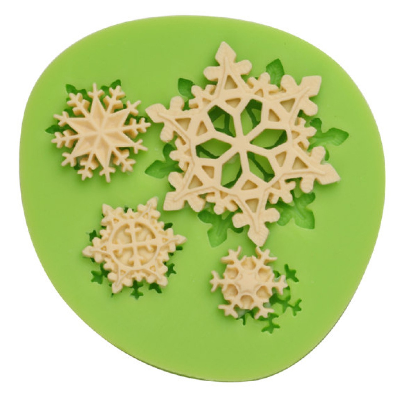 Kitchen Craft Silikonform Fondant Cupcakes Deko 'Eiskristall'