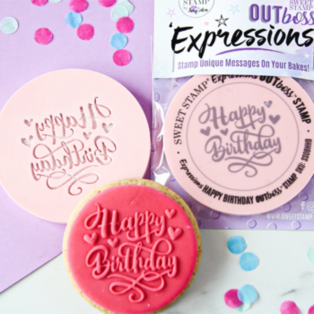 Sweet Stamp Stempel Happy Birthday