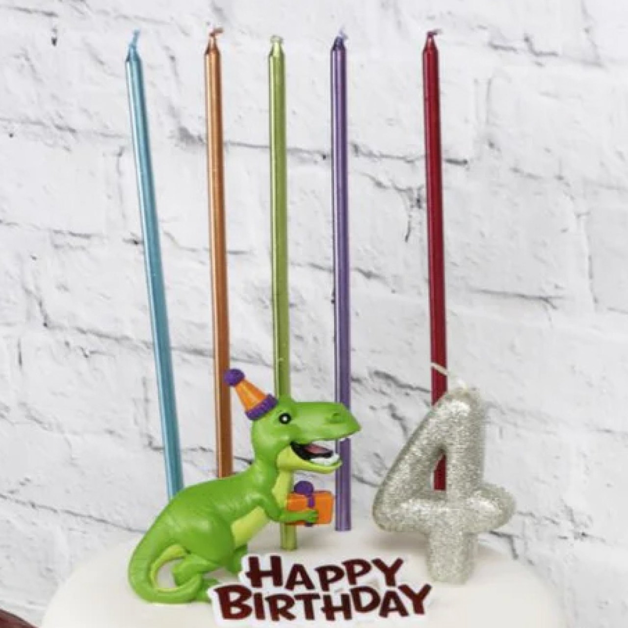 Tortendeko-Set "Dino" für Geburtstagstorten