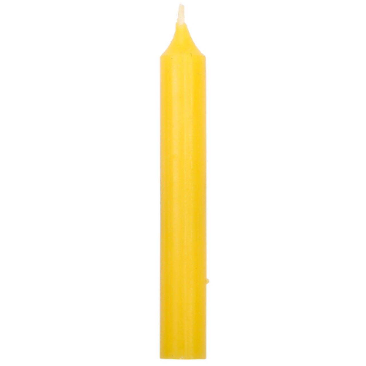 Baumkerze Gelb, 10 cm