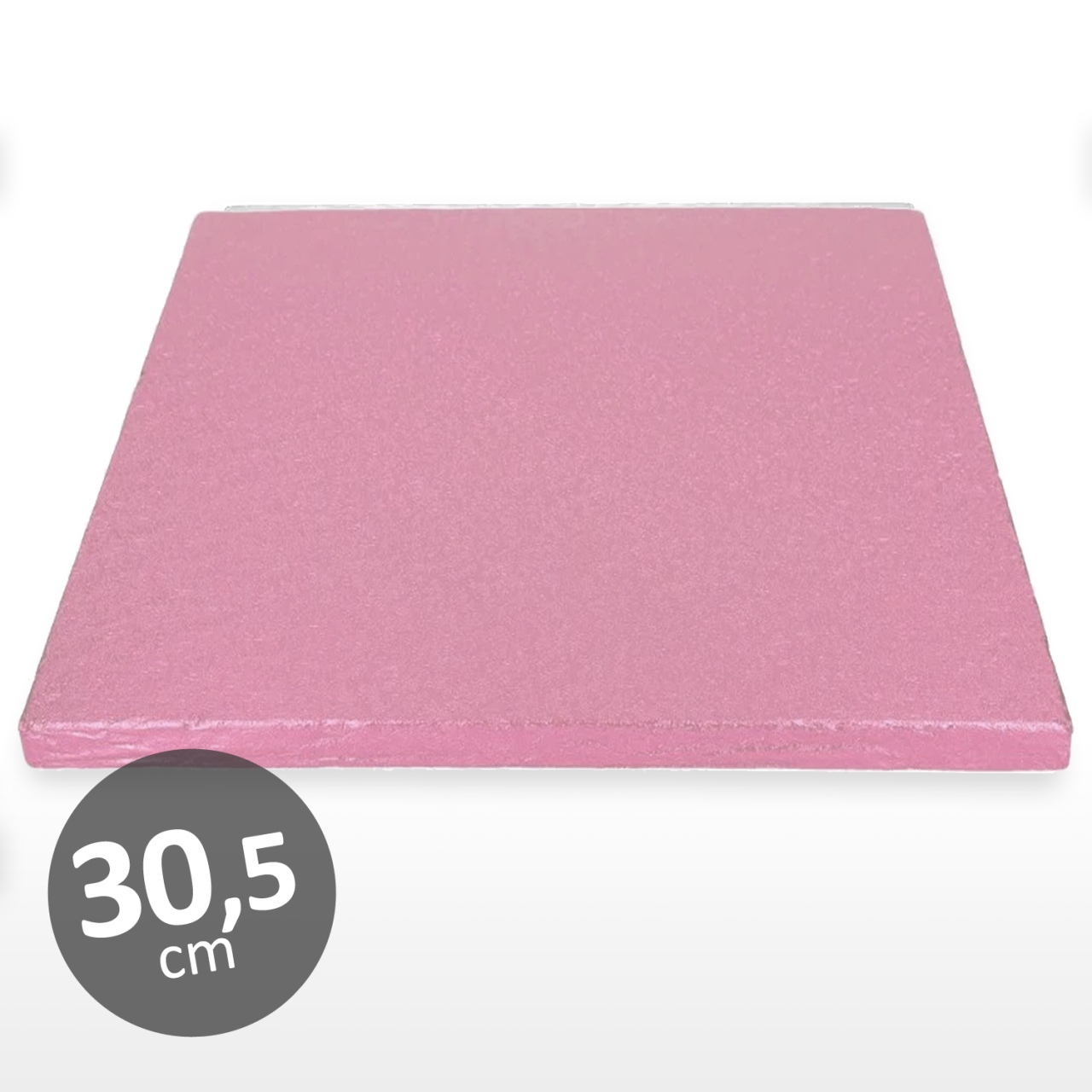 Cake Board quadratisch 30 cm rosa