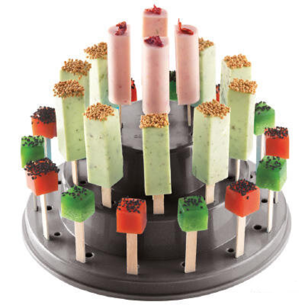 Silikomart Cake-Pops Ständer Schwarz 22 x 11 cm