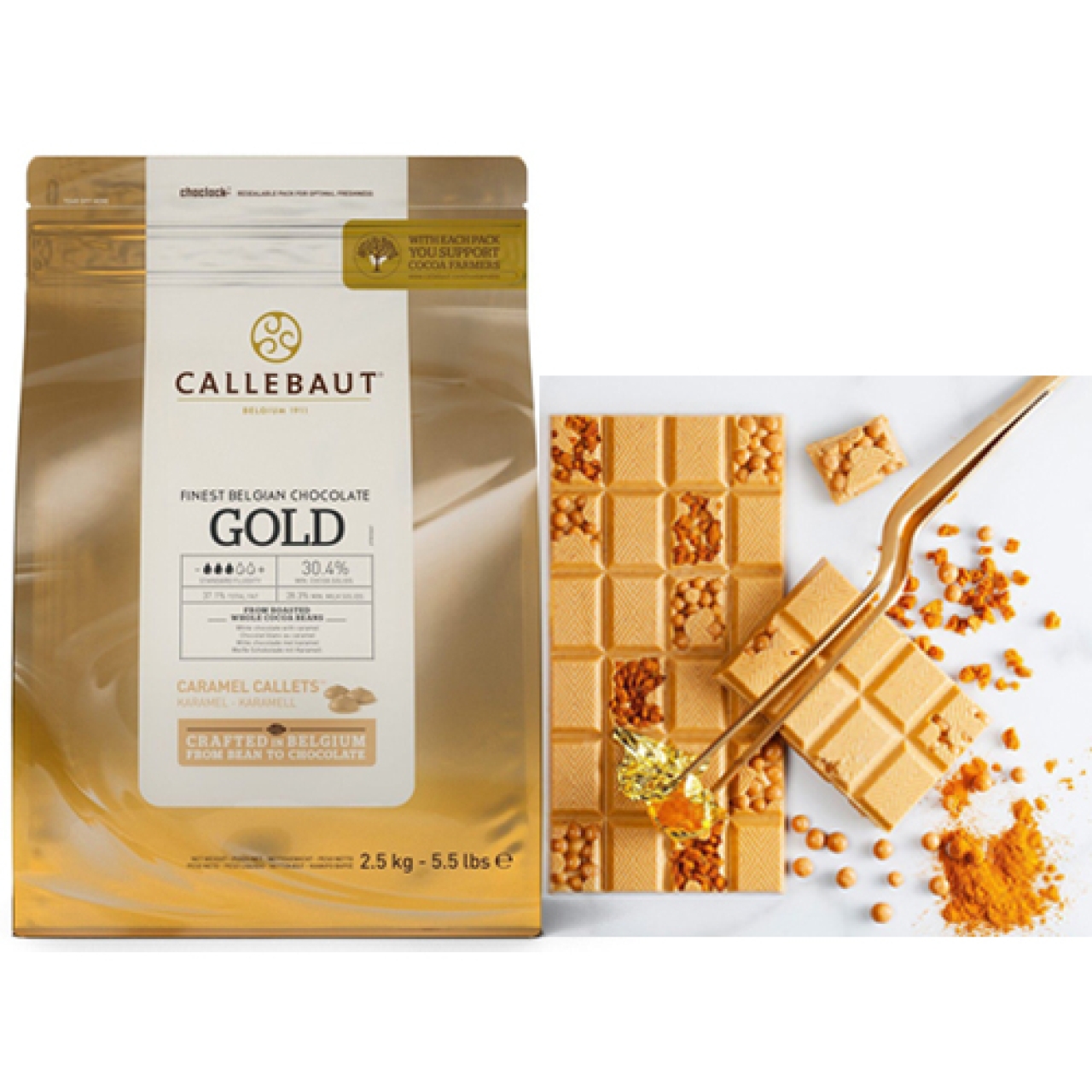 Callebaut Callets Gold