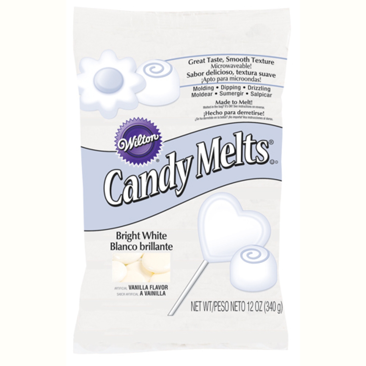 Wilton Candy Melts für Cake-Pops, extra weiß, 340 g