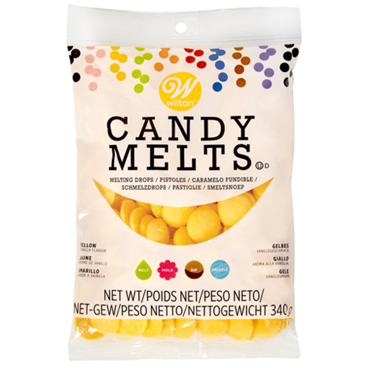 Wilton Candy Melts für 'Cake-Pops', gelb, 340 g