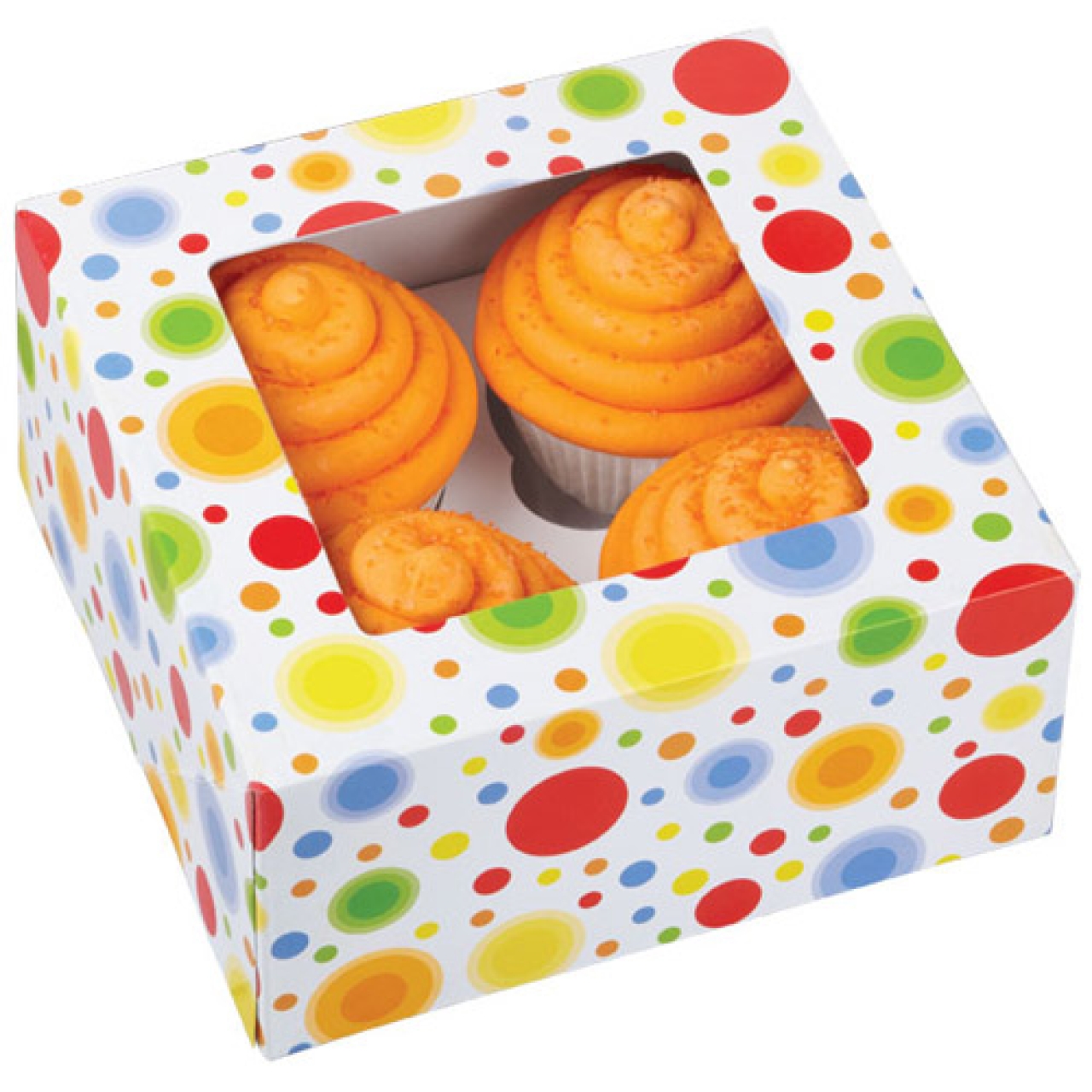 Wilton 3 Cupcake-Boxen 'Celebrate' für 4 Cupcakes