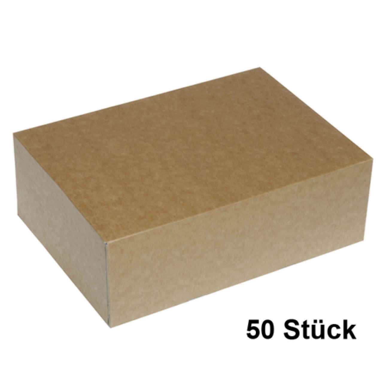 HoM Cupcake Box für 12 Cupcakes, weiß ohne Fenster, 50 Stk.