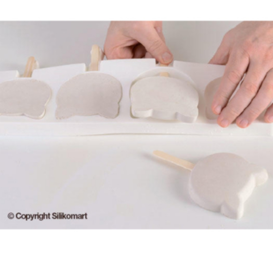Silikomart Professional Eisformen aus Silikon Katze