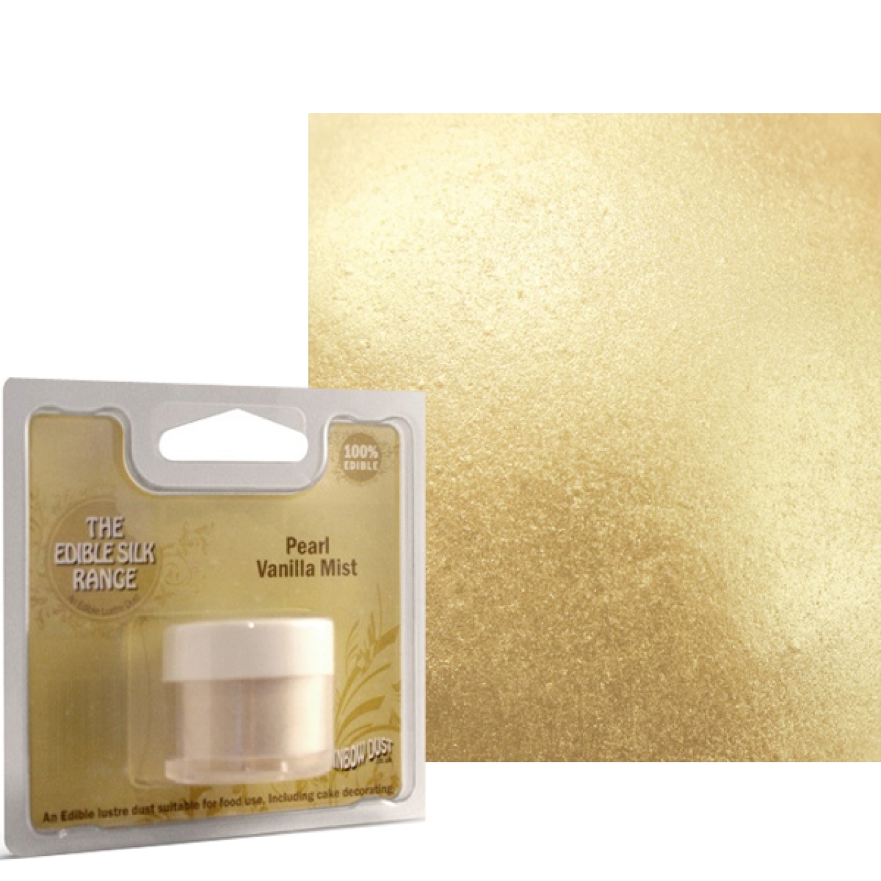 Rainbow Dust Glanzpulver Vanille Gold, 3 g