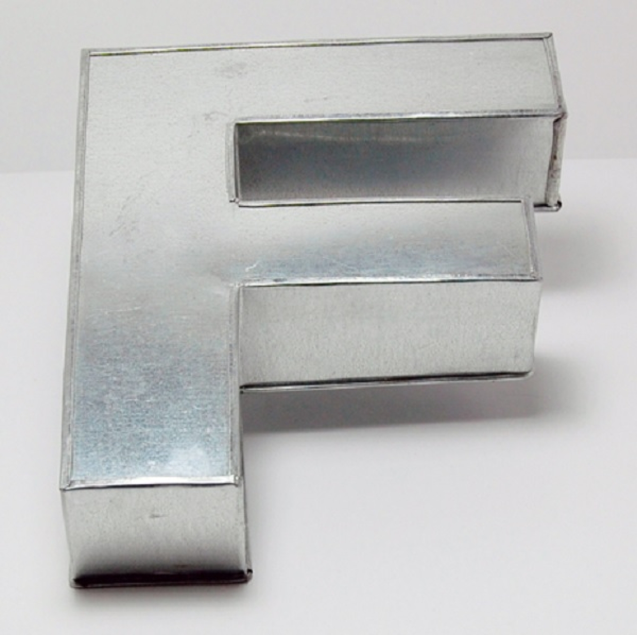 Euro Tins, Backform Buchstabe "F", ca. 25,5 x 20,5 x 6,5 cm