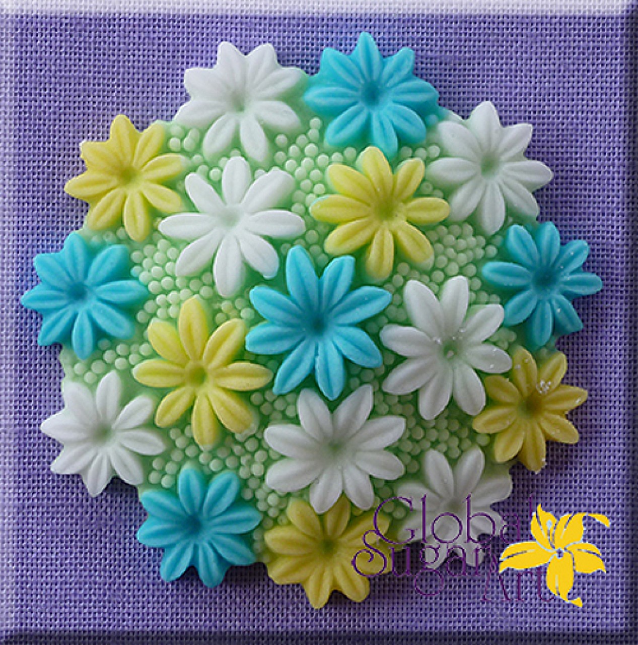 Cupcakes Deko Silikonform für Fondant Blumen 4 cm