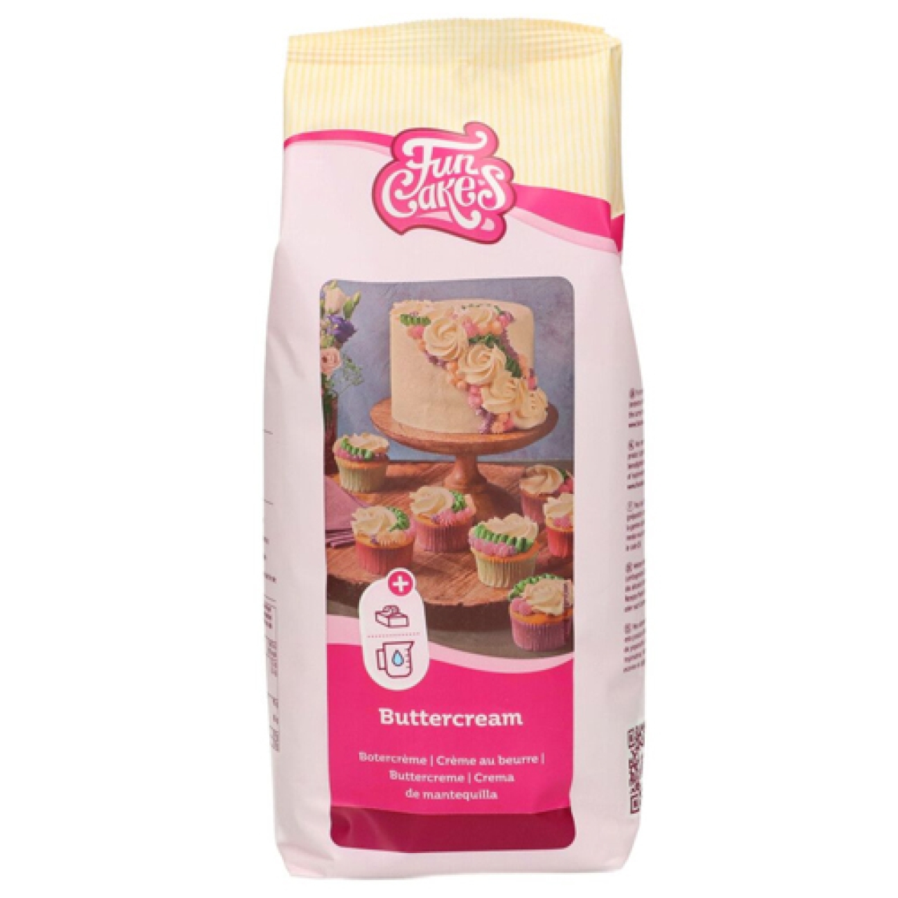 Buttercreme Mischung "Cupcakes Frosting", 1 kg, FunCakes