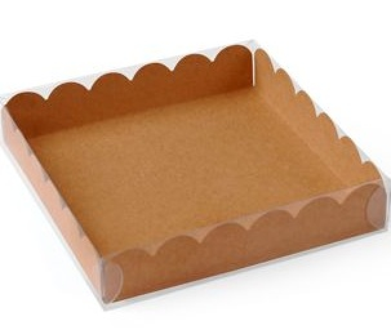 Macarons-Schachtel mit Deckel, für 9 Macarons kraft braun