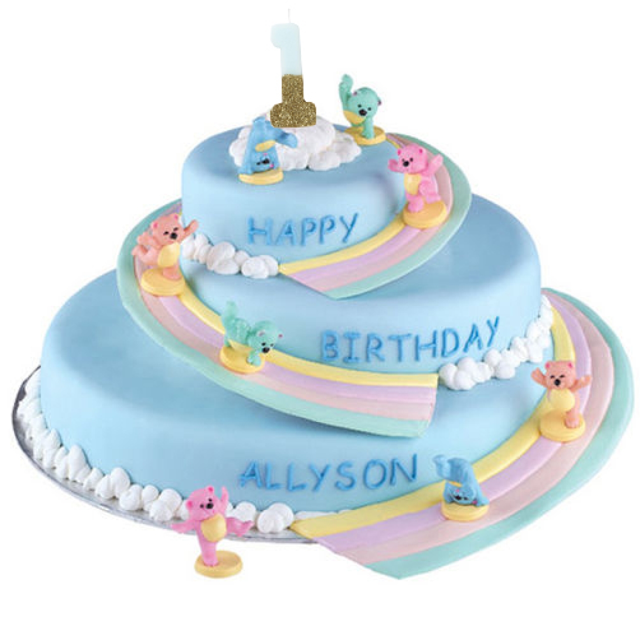 Kuchen Dekoration eine Party Themen Alter 1-1ST Geburtstag Nummer Kerze 