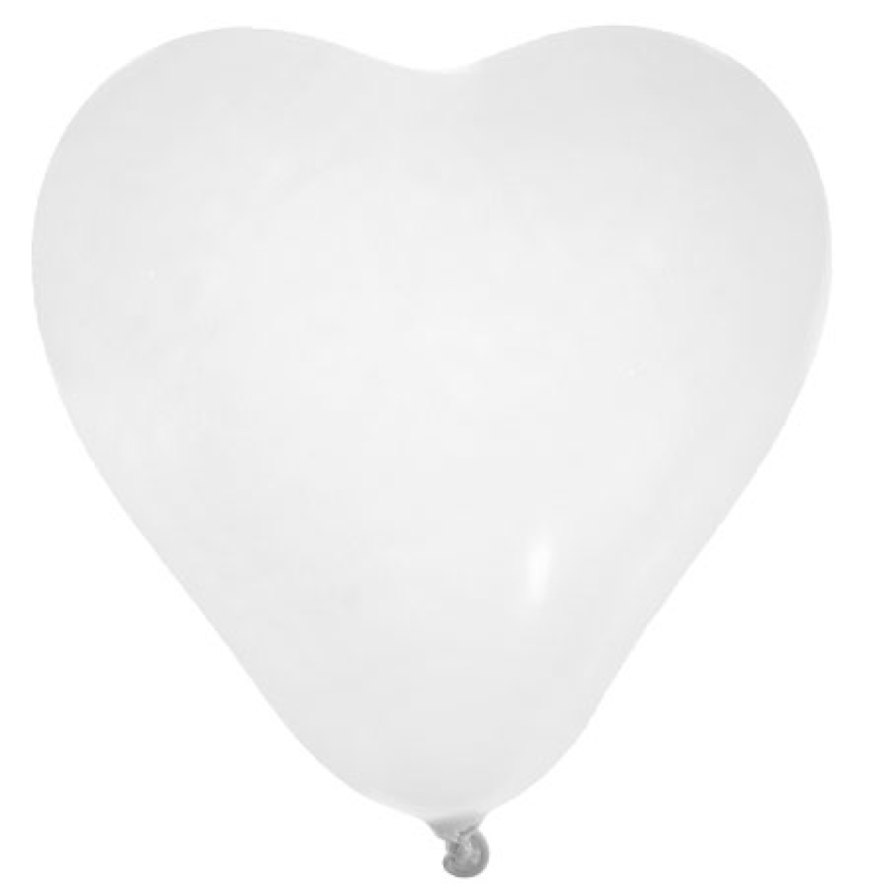 Herzluftballons weiss