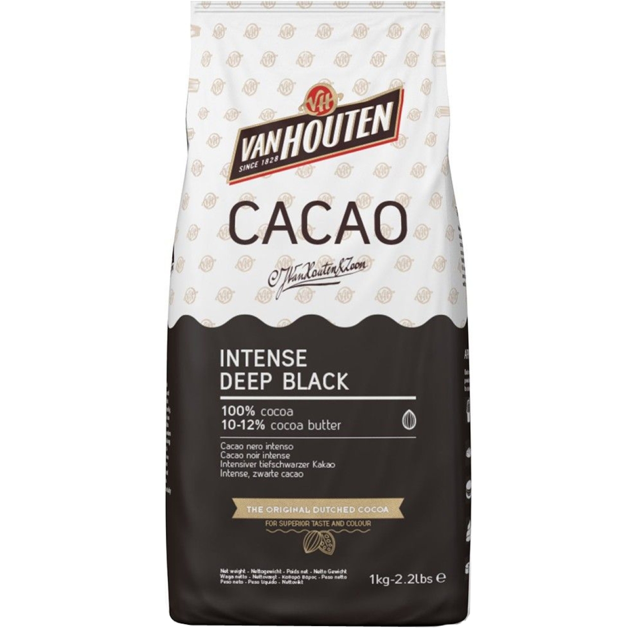 Schwarzes kakaopulver