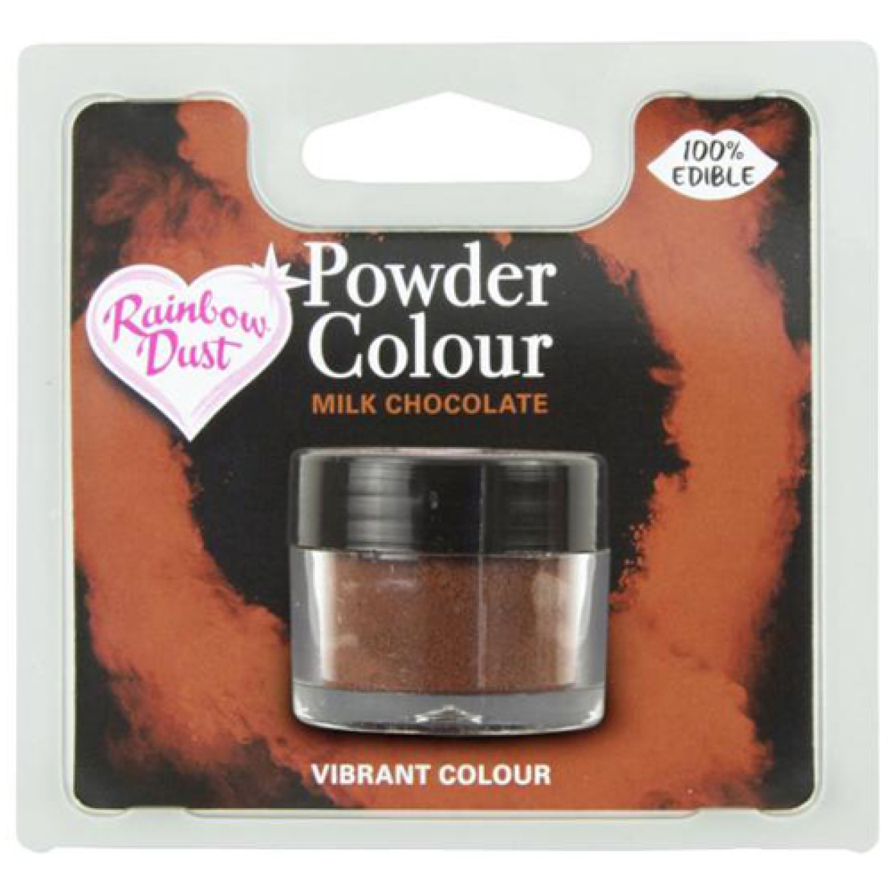 Rainbow Dust Lebensmittelfarbe Pulver Milk Chocolate Braun