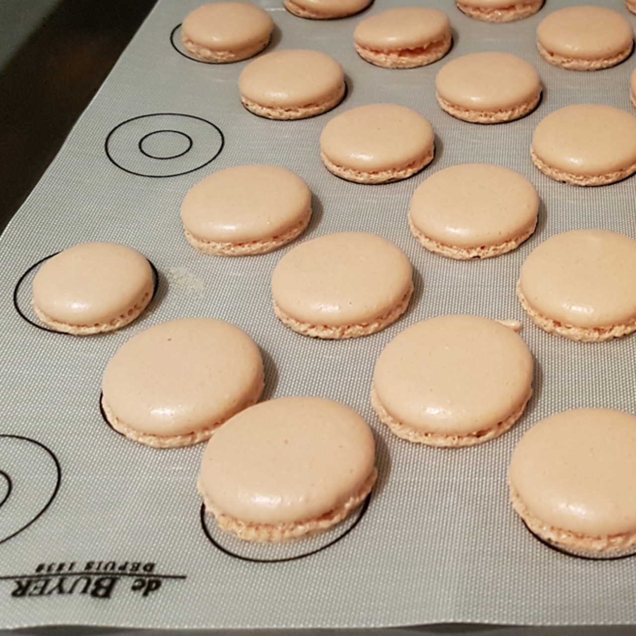 Macarons-Backmatte für 44 Macarons 40 x 30 cm deBuyer