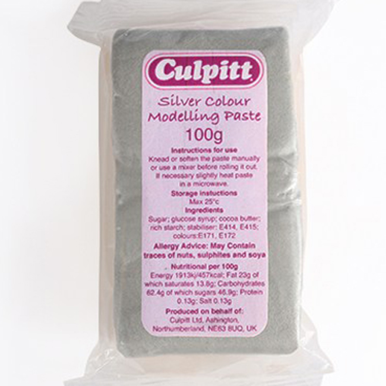 Culpitt Modellierpaste silber, 100 g