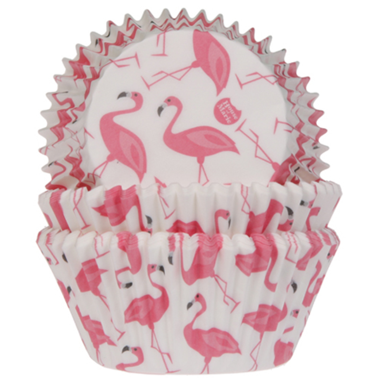 Muffinförmchen mit Flamingo Motiv