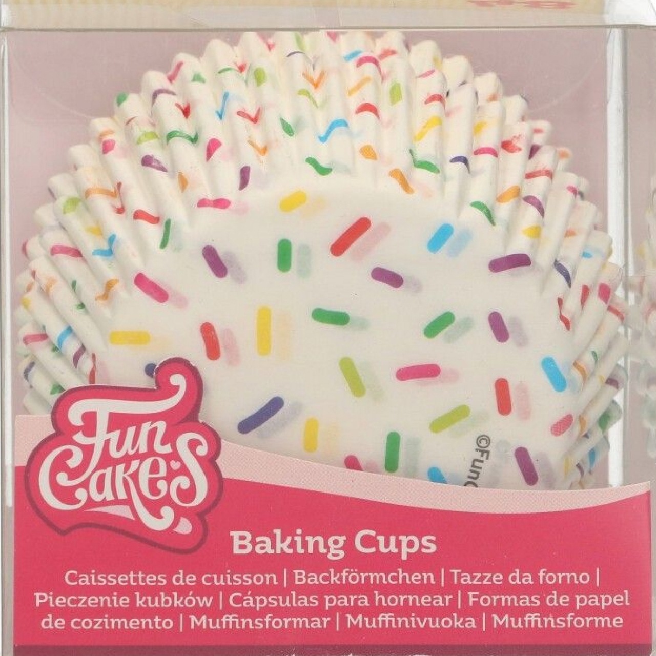 Baking Cups Spinkles Funcakes