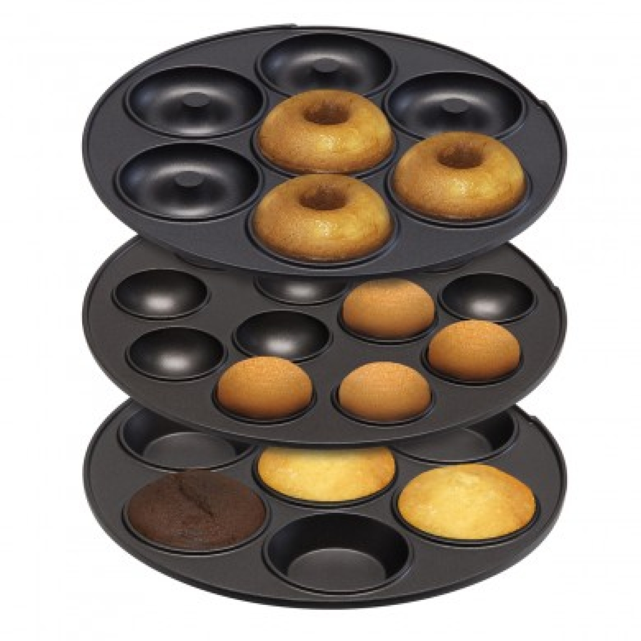 Bestron Cakepops, Donut & Cupcakes Maker, 3 in 1