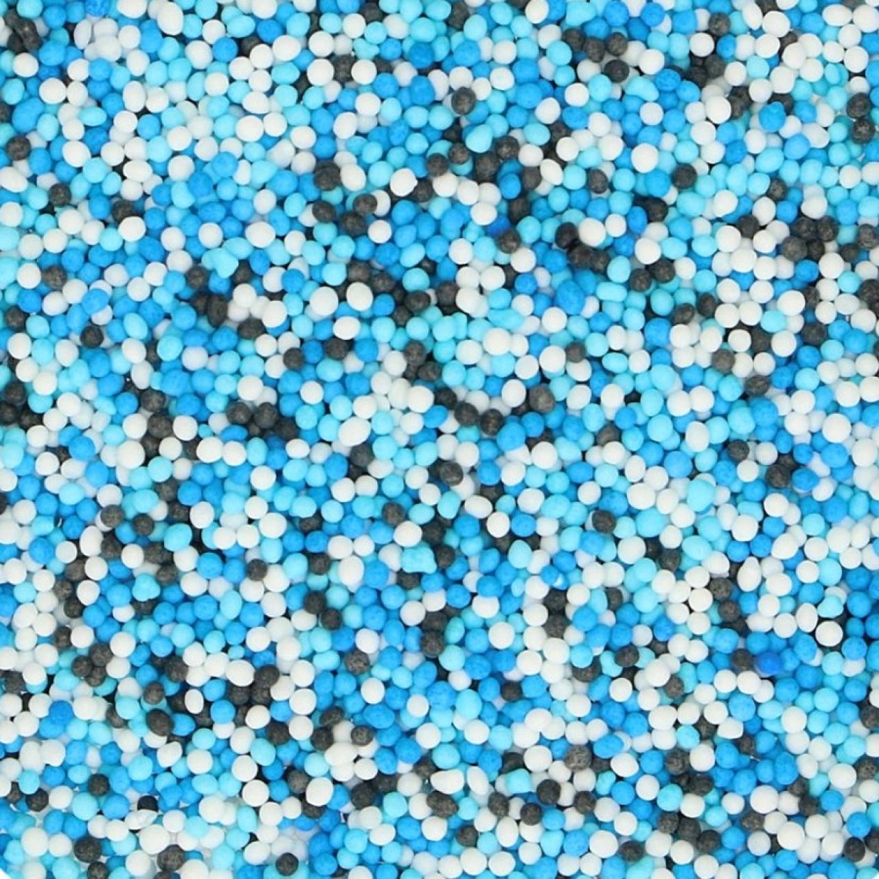 Motivtorte Set Einhorn blau sitzend Sprinkles Nonpareilles blau