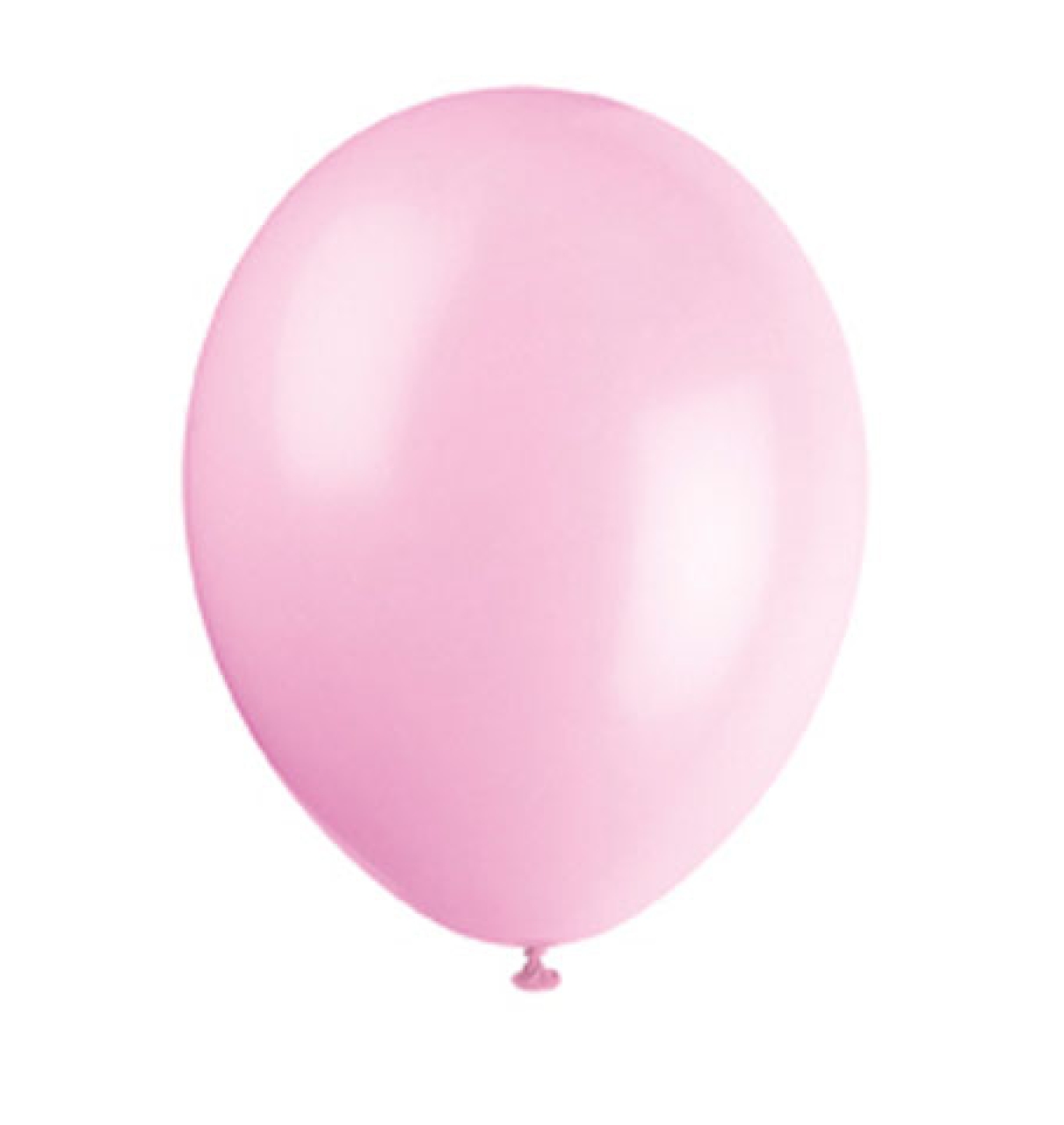 10 Party Luftballons, Farbe: Powder Pink, 30 cm