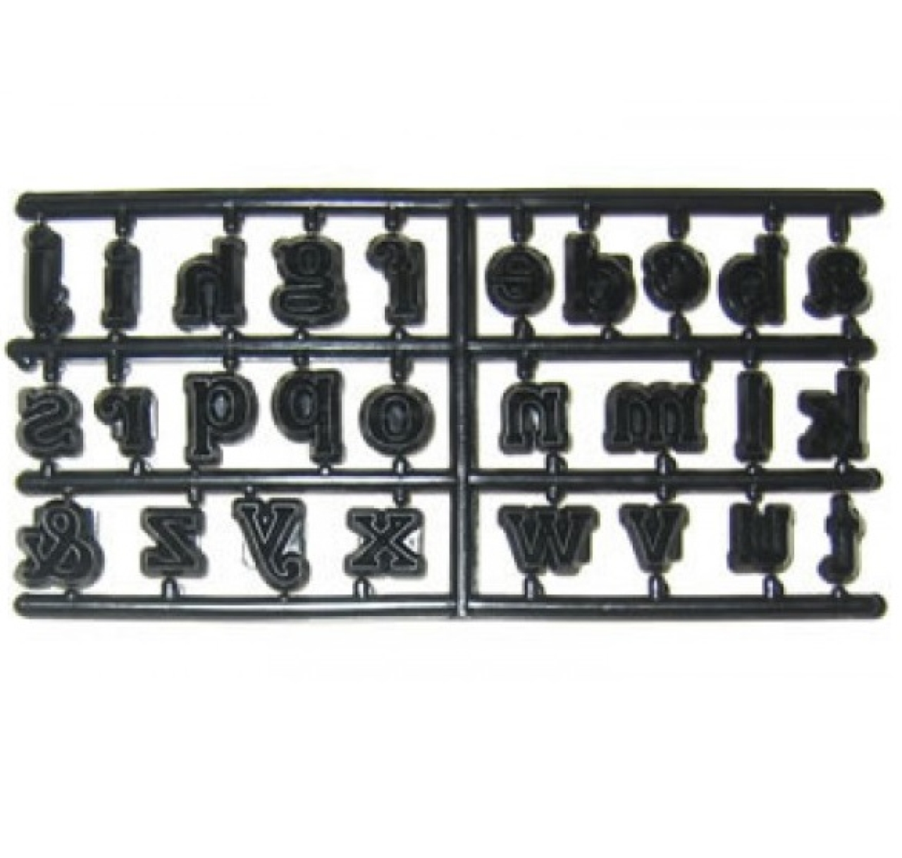 Patchwork Cutters Fondant Ausstecher Präger 'Große Buchstaben', ca. 1,5 cm