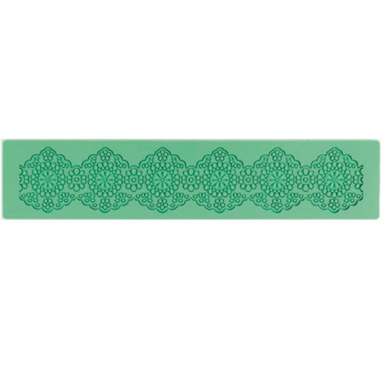 Pavoni Magic Decor Essbare Spitze Silikon-Matte 39 x 8 cm Blumen