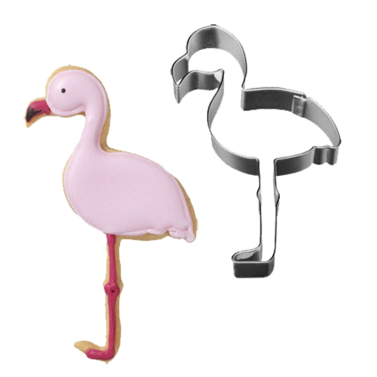Plätzchen Ausstecher "Flamingo", 9 cm
