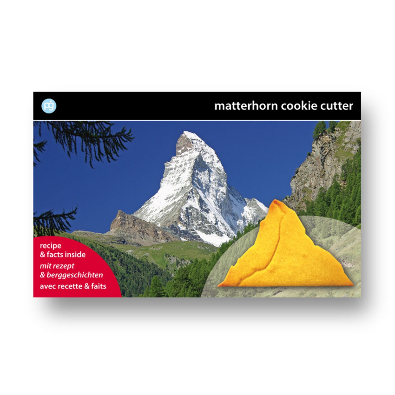 Plätzchen-Ausstechform Matterhorn Schweiz