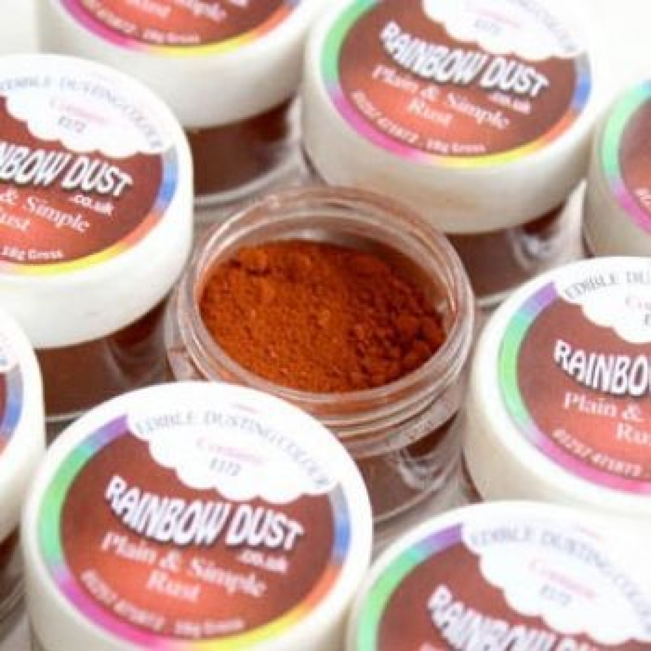 Rainbow Dust Lebensmittelfarbe Pulver "Rust", 6 g