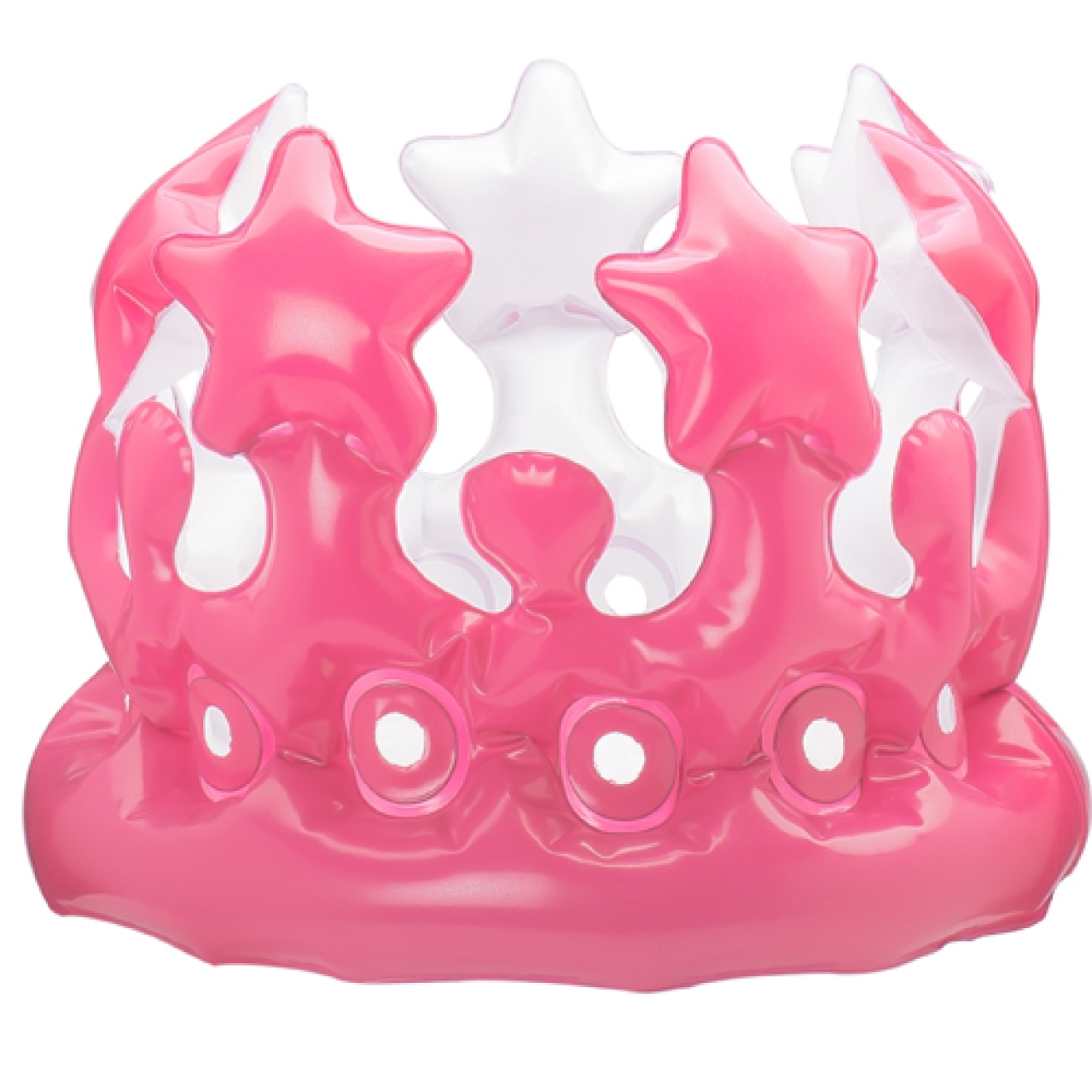 Aufblasbare Krone "Prinzessin für einen Tag", Pink