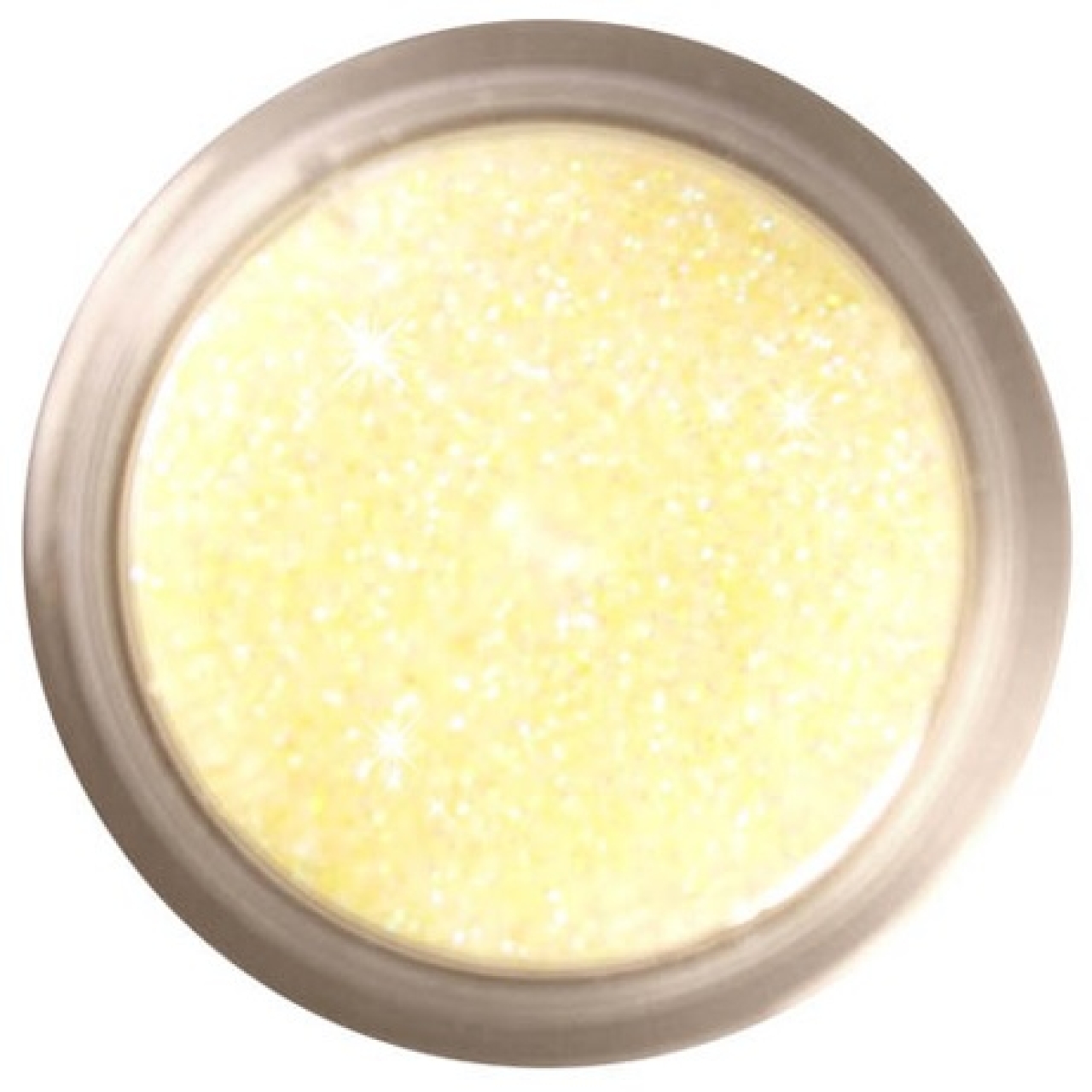 Rainbow Dust Deko-Glitzer Zitrone gelb, 5 g
