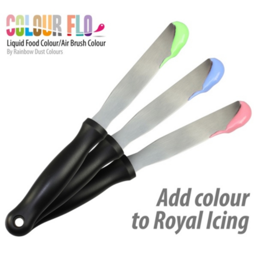 RD Colour Flo Airbrush flüssige Lebensmittelfarbe 19 g, Lila