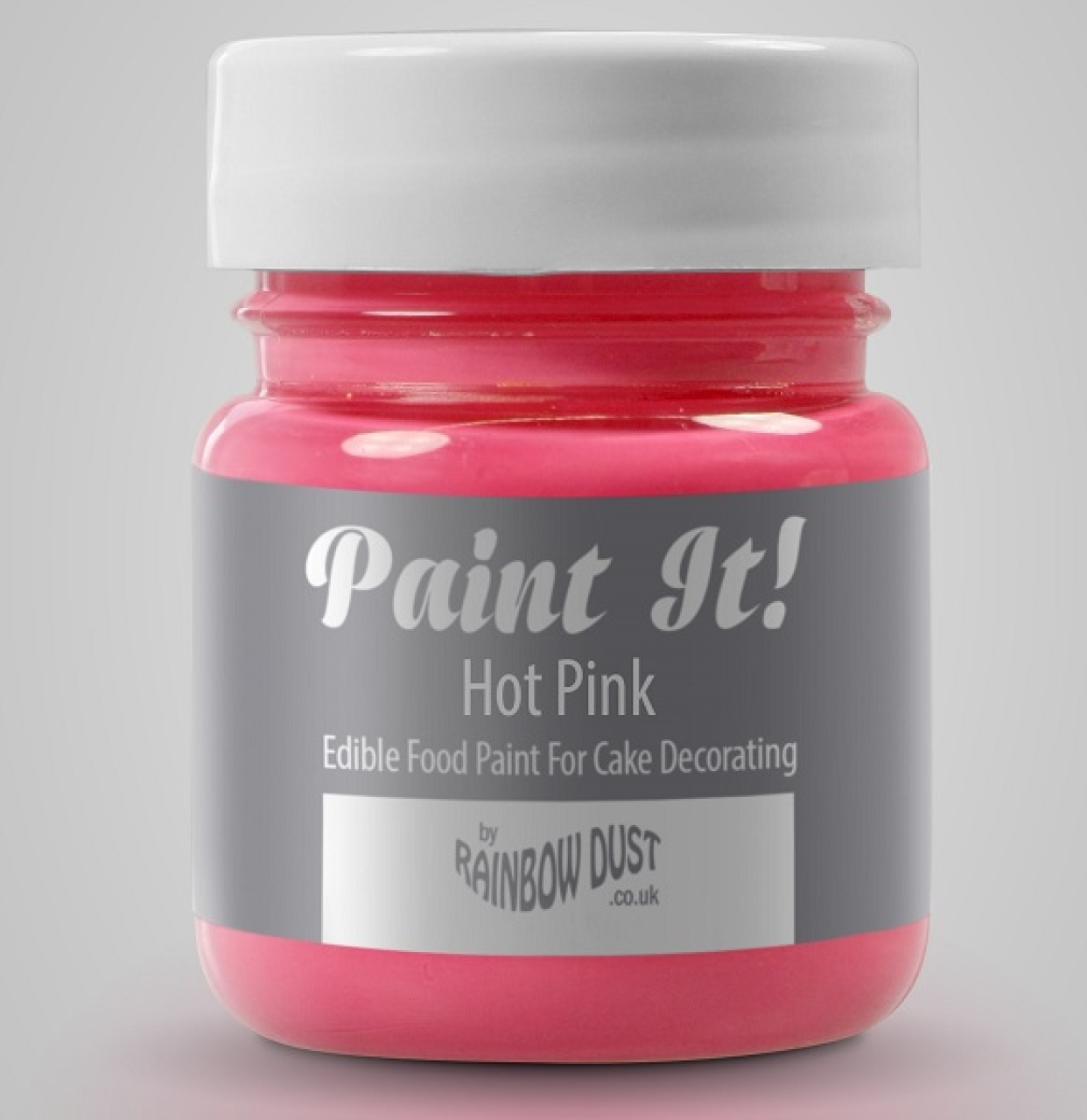Rainbow Dust Paint It! Essbare Lebensmittelfarbe, Hot Pink, 25 ml