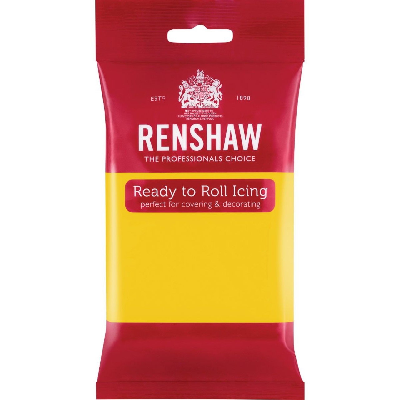Renshaw PRO Fondant, kräftig & elastisch, gelb, 250 g
