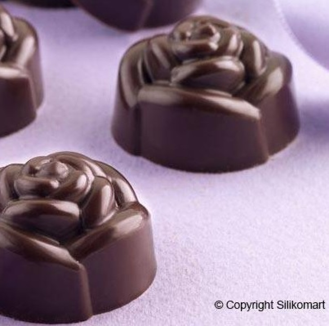Silikomart Silikonform für Schokolade "Rose"