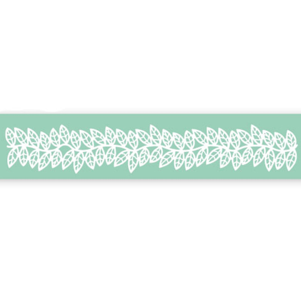 Pavoni Magic Decor Essbare Spitze Silikon-Matte 40 x 9 cm, Blätter