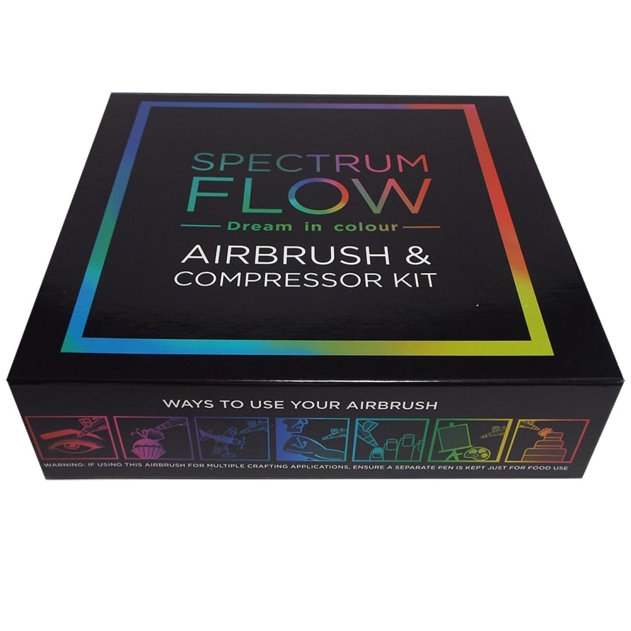 Airbrush Machine Kit, schwarz