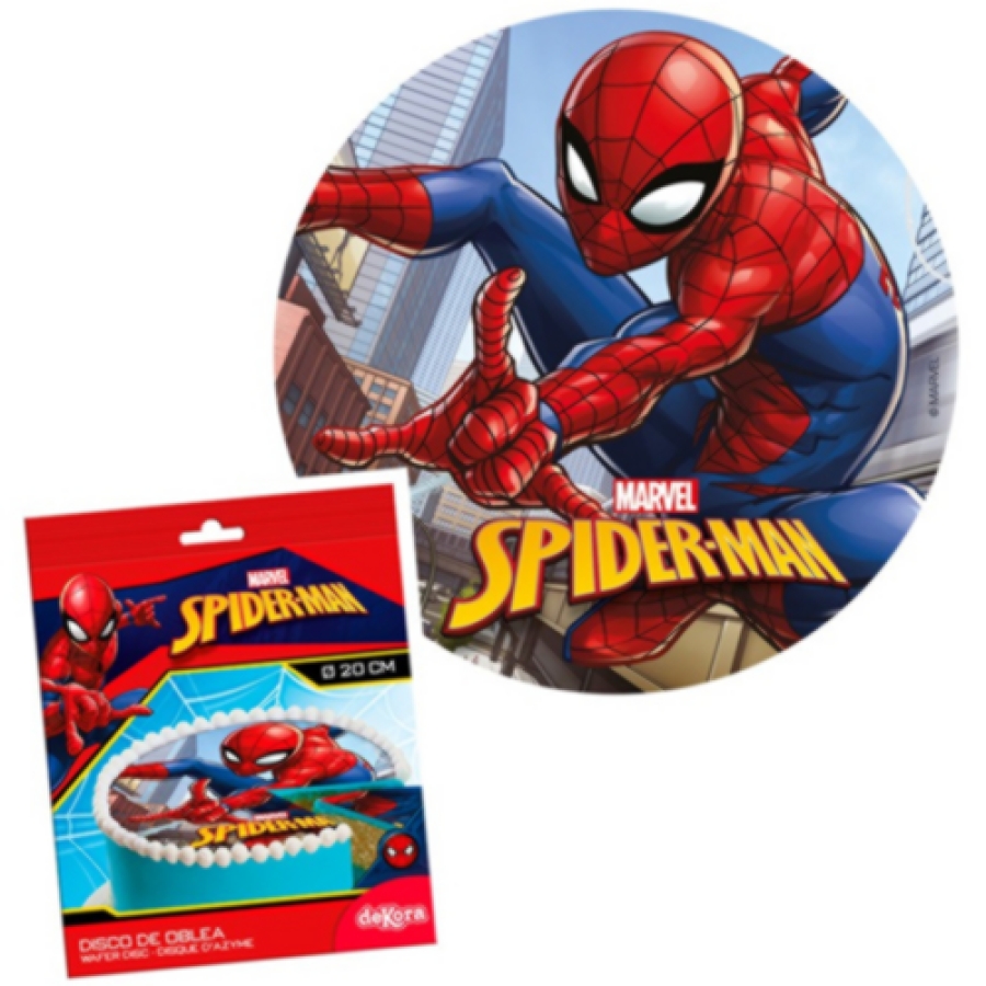 Aufleger "Spiderman" aus Oblate, 20 cm